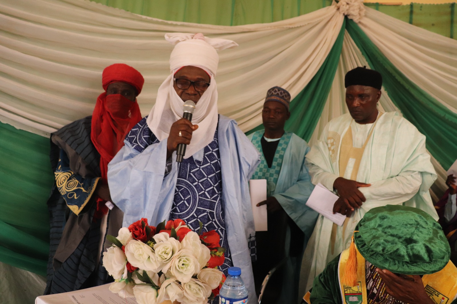 The District Head and his entourage